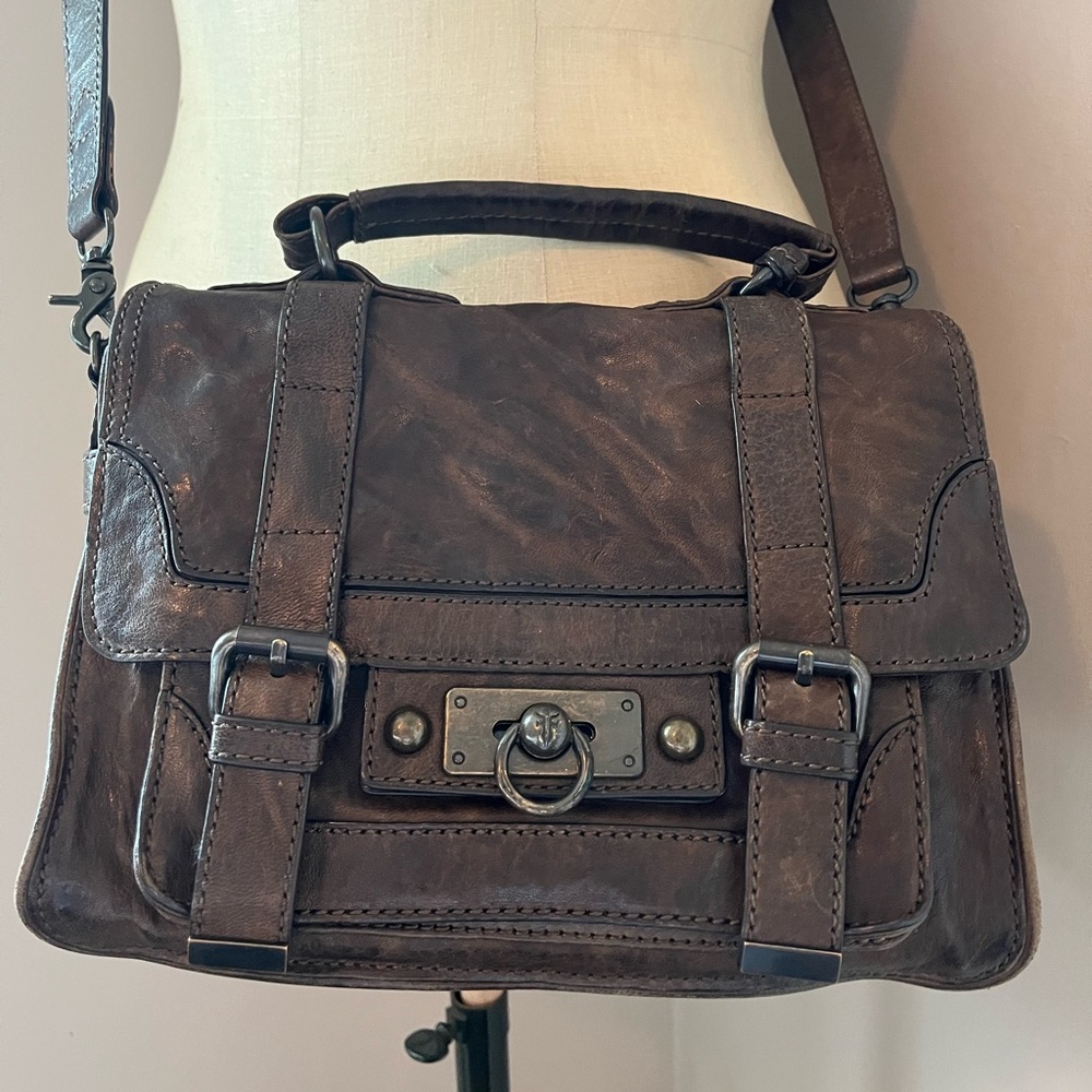Frye Cameron Leather Satchel